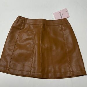 Girls Pleather skirt